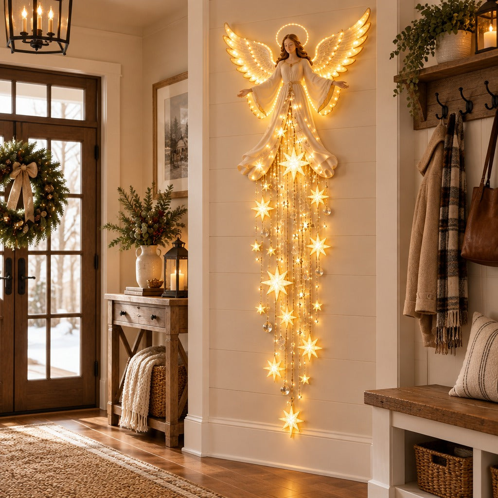 GraceLight Angel Wall Light - Farmhouse Entryway