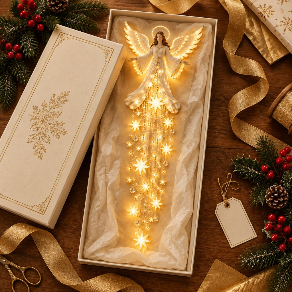 GraceLight Angel Wall Light - Gift Flat Lay