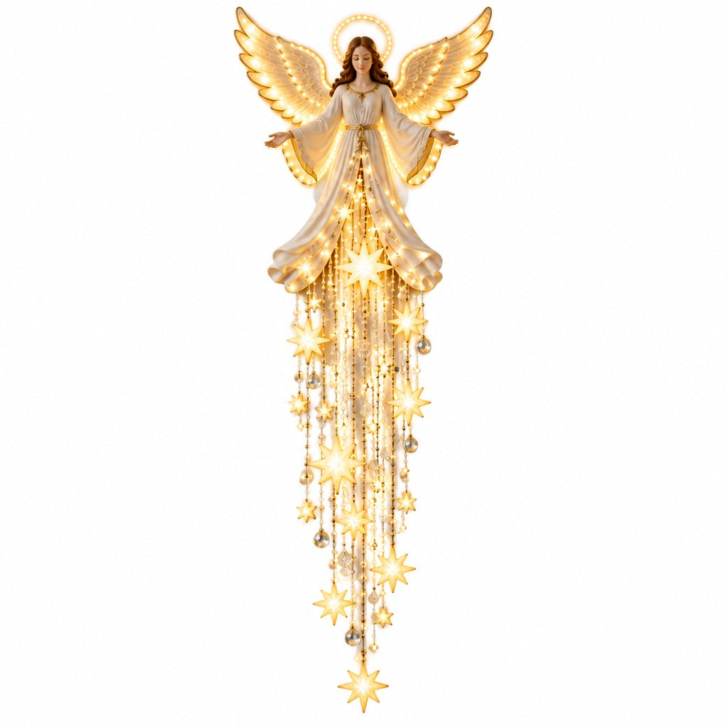 GraceLight Angel Wall Light - Front view